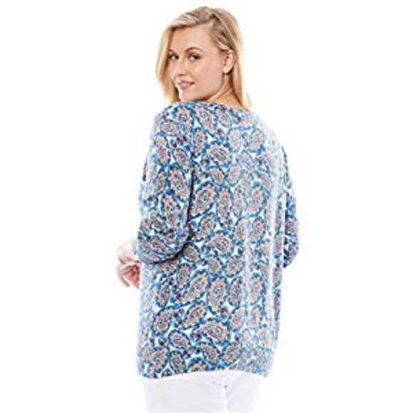 NWT 2 piece set cardigan + shirt sleeve shell - Picture 3 of 8